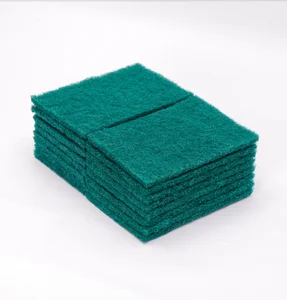 Heavy Duty Abrasive Scouring Pad Kitchen Cleaning Green Dish Scouring Pad