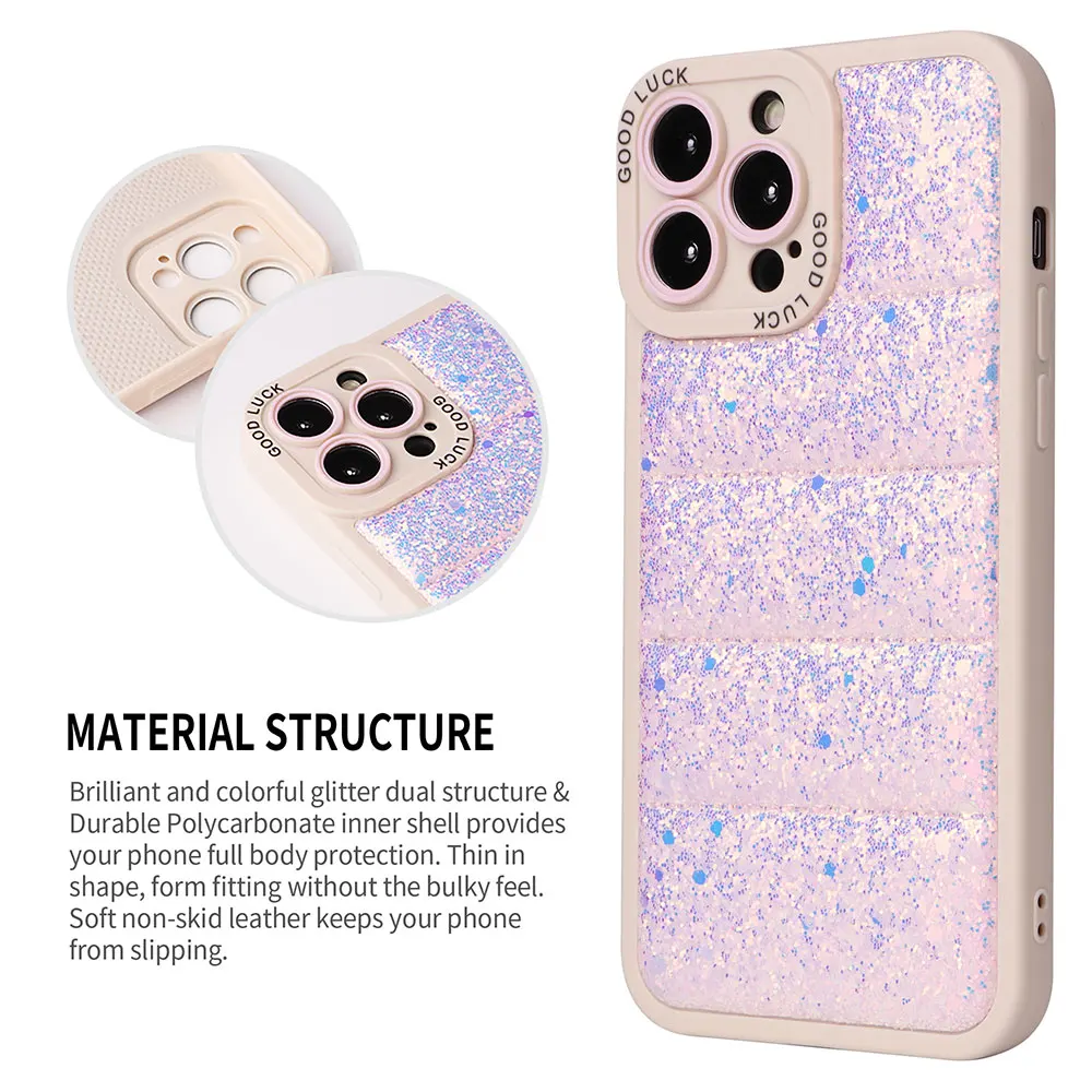 Pu Leather Case For Iphone 15 14 13 12 11 Xr Xs Max Pro Plus Camera Lens Protection Bling Phone Cases Luxury Sjk417 Laudtec supplier