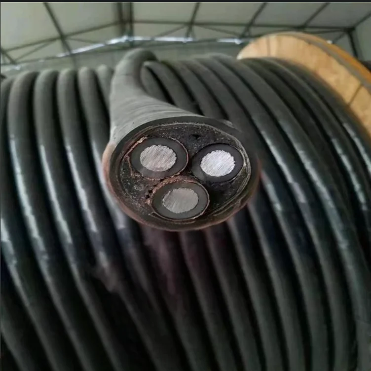 3 코어 순수 알루미늄 도체 전원 케이블 PVC 절연 xple 외부 외장 U1000 R2V RVFV NYVV N2XY N2XBY