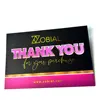 Gold foil lgo stamping postcard card example B