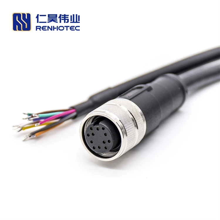 M16 Din Cable 12 Pin Connector Assembly