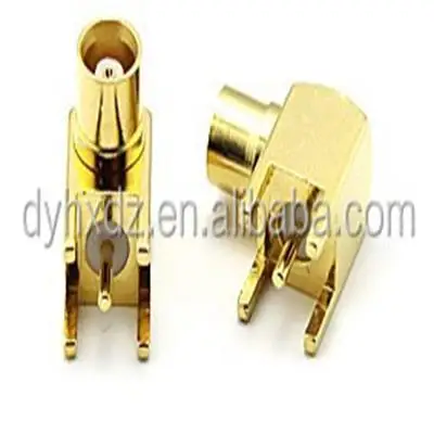 MCX right angle female connector for PCB