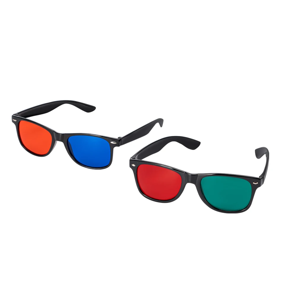 Red Green Glasses Amblyopia Training Visual Function Examination Plastic Material Class I Vision Care Equipment