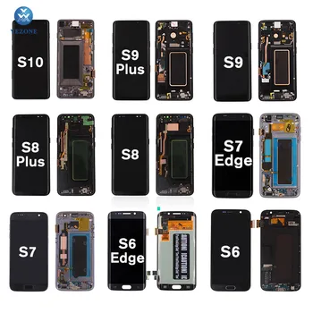 Wholesale 100% Warranty LCD For Samsung Galaxy S3 S4 S5 S6 S7 Edge S8 S9 S10 S20 S20 Plus S20 Ultra LCD Display