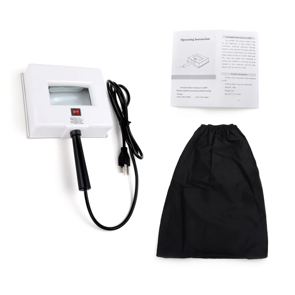 Beauty Salon Handheld Portable medical woods lamp / lamp wood skin analyzer