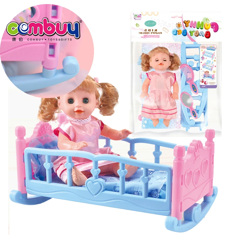 Diy Assembly Toys Pretend Play Sound 14 Inch Doll Baby Rocking