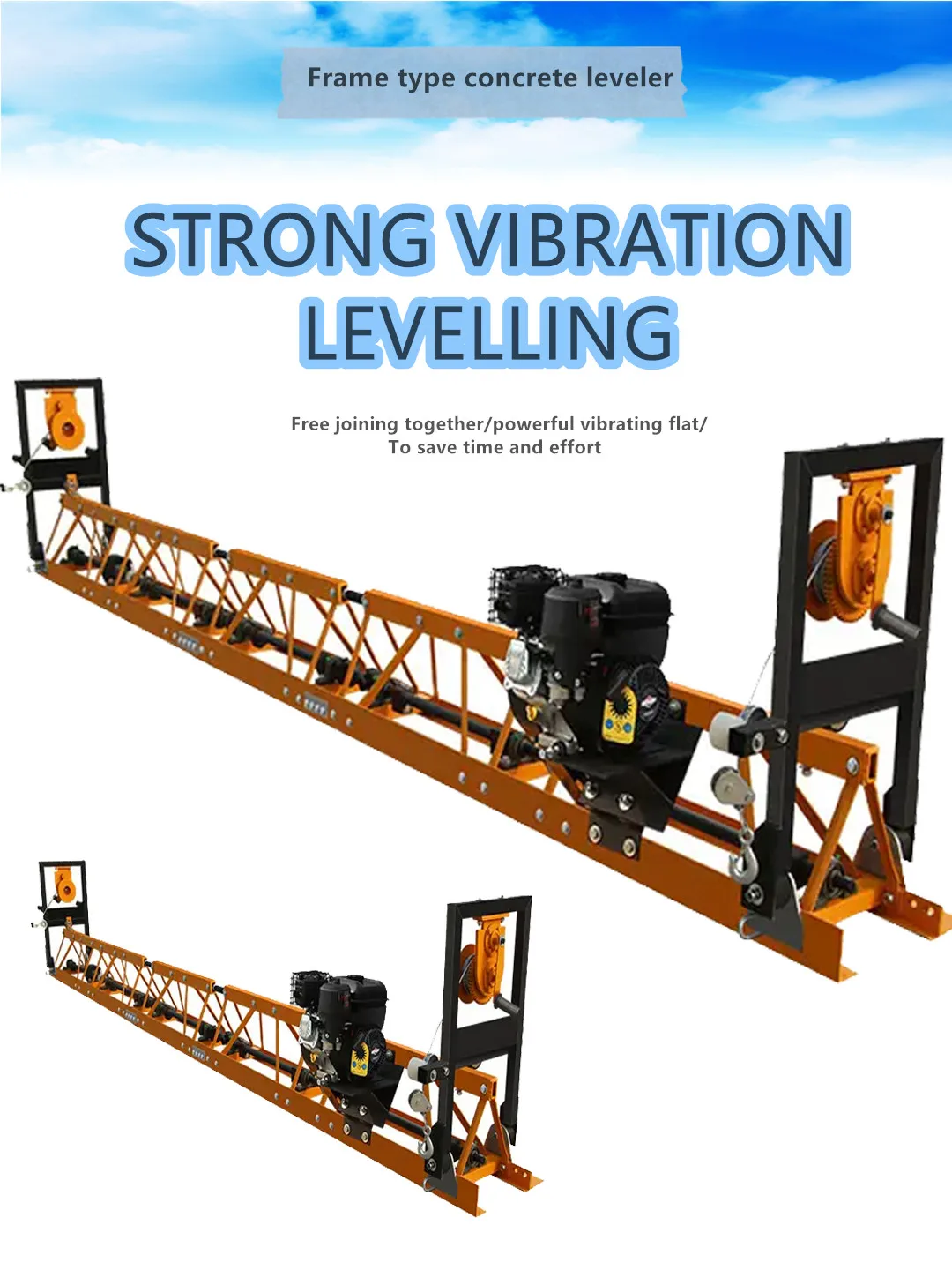 Concrete Vibrating Beam Screed Floor Leveling Machine Buy Concrete