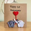 anniversario dell'elefante rosso dell'amore