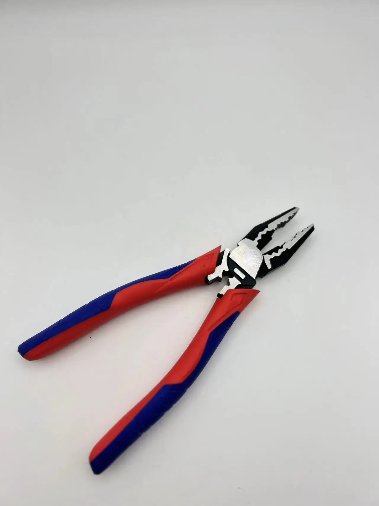 Ergonomic Handle Multifunctional Eccentric Diagonal Cutting Pliers Carbon Steel Serrated Jaw Surface Multi-Purpose Use OEM