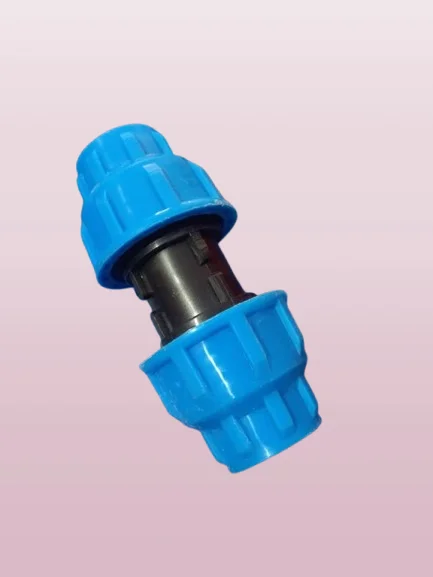 Most Selling PP/PE Compression Pipe Fitting End Coupler 32mm for Agriculture Available at Affordable Price
