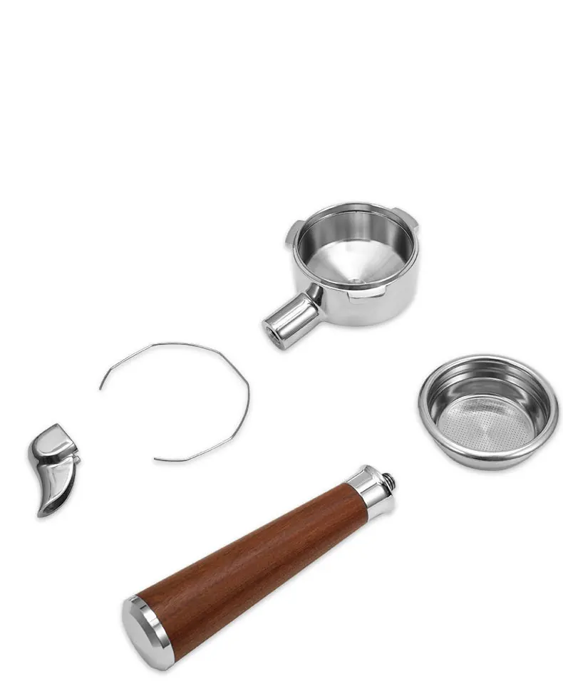 51 мм 54 58 E61 деревянная ручка Delonghi голая нержавеющая сталь бездонная Эспрессо-машина кофе портафильтр