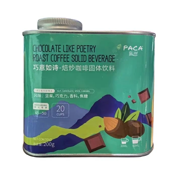 PACA CHOCOLATE LIKE POETRY ROAST COFFEE SOLID BEVERAGE 200g*20 CANS/PIECE