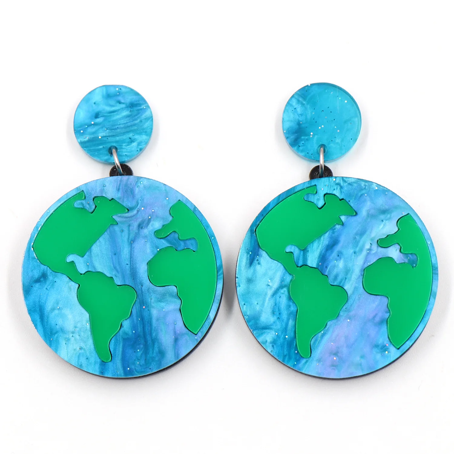 ERS804ER1734 1pair Top fashion CN Drop Earth TRENDY Acrylic earrings Jewelry for women