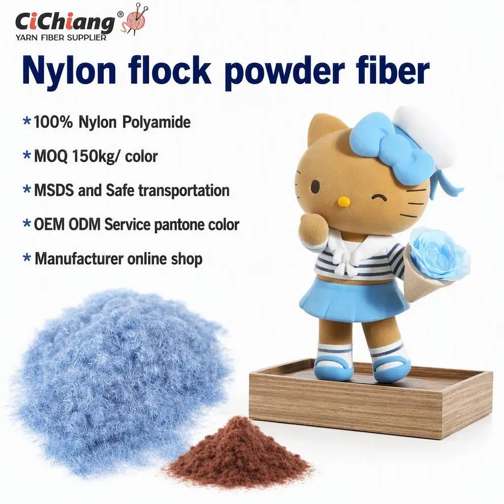 Nylon Flock for Soft-Touch Velvety Surface Finishing Nylon Flock for Soft-Touch Velvety Surface Finishing