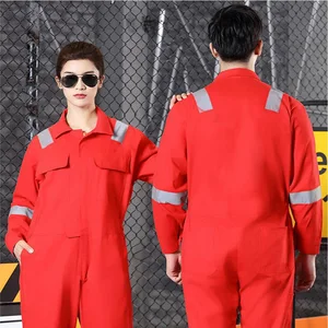 Unisex High Reflective Cotton Strip Jumpsuit Nautical Personnel Worker Uniform for Factory Workshop Labor Protection Clothing