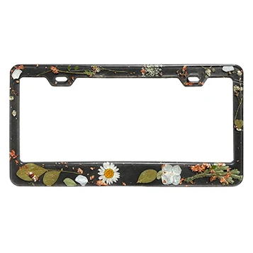 Custom License Plate Frame Country Logo Sublimation American Car Acrylic License Plate Frame