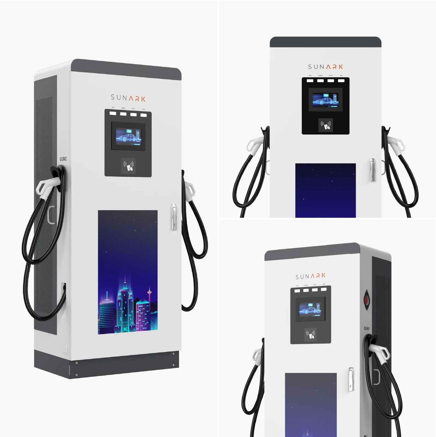 Commercial Charger Station Ccs1 Ccs2 Gbt Level 3 Oocp 16j 30kw 40kw 50kw 60kw 80kw 100kw 120kw 7505