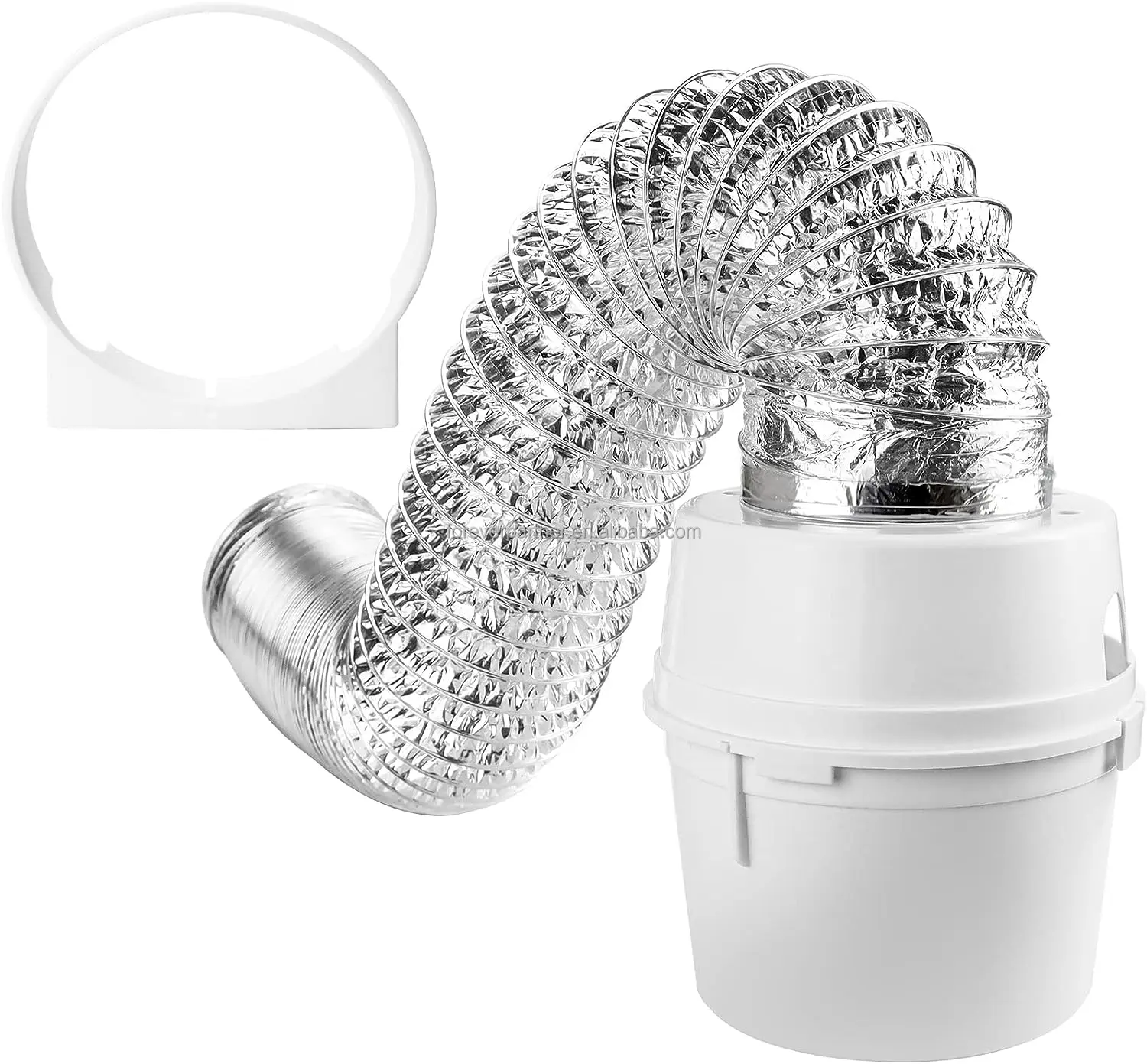 3 In 1 Indoor Dryer Vent Kit Filter Bucket For Electric Dryer With 4