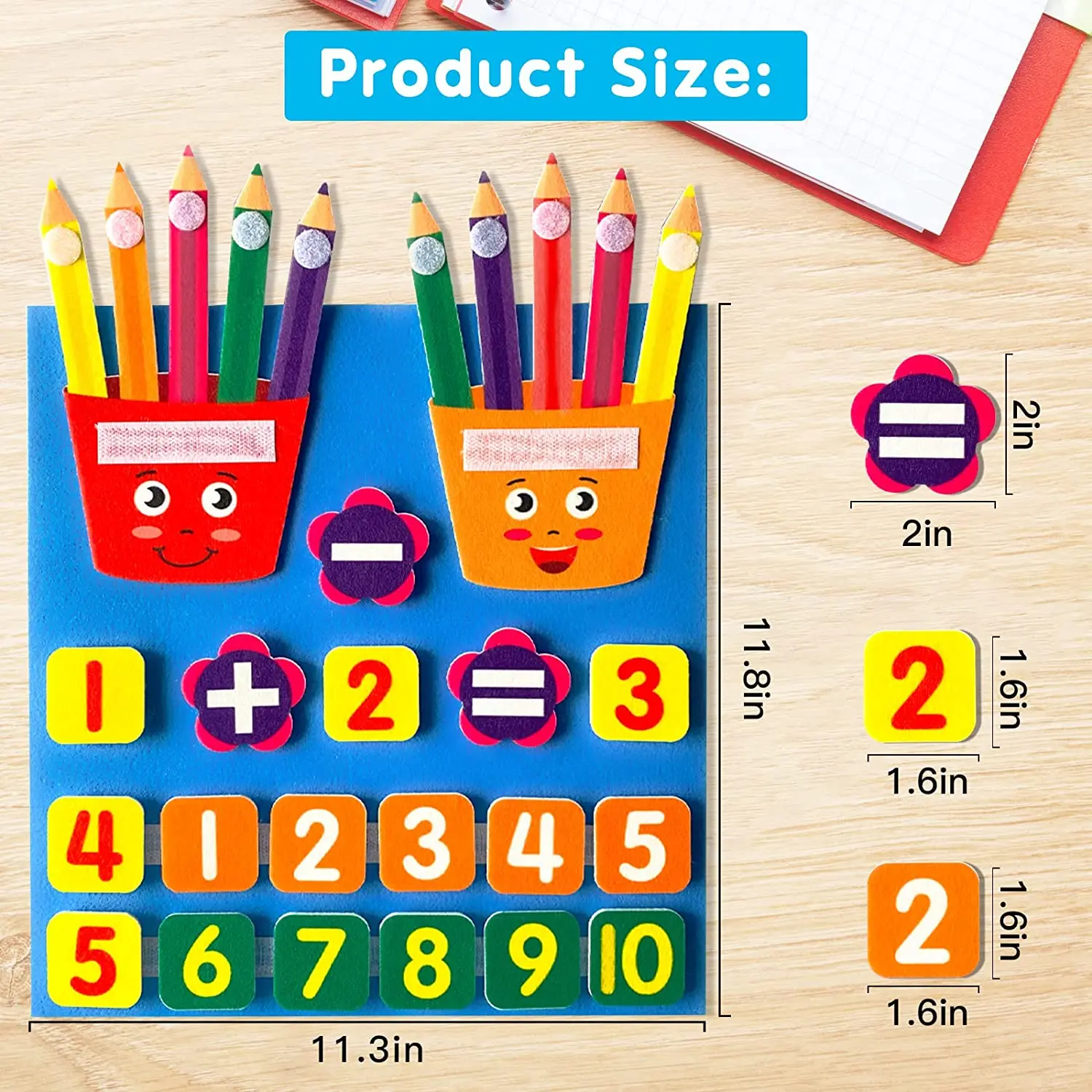 2023 Hot Sale Kids Preschool Math Counters Toys Early Educational ...
