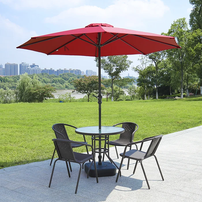 Cheap Price Outdoor Furniture Garden Rattan Plastic Stackable Dining