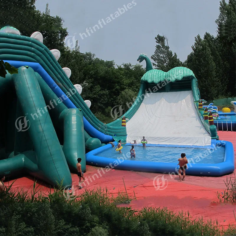 Banzai Vortex Water Commercial Grade Stars Wet Extra Long Big Combo  Inflatable Slide for Lake