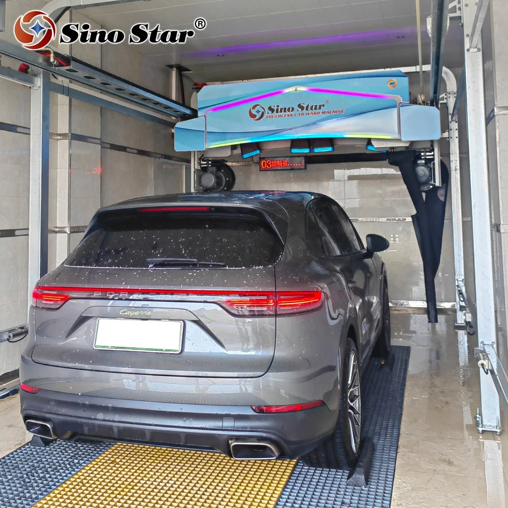 Sino Star G9 Pro Touchless Contactless Automatic Car Washing Machine Vehicle Cleaning System Auto Workshop Car Wash Equipment