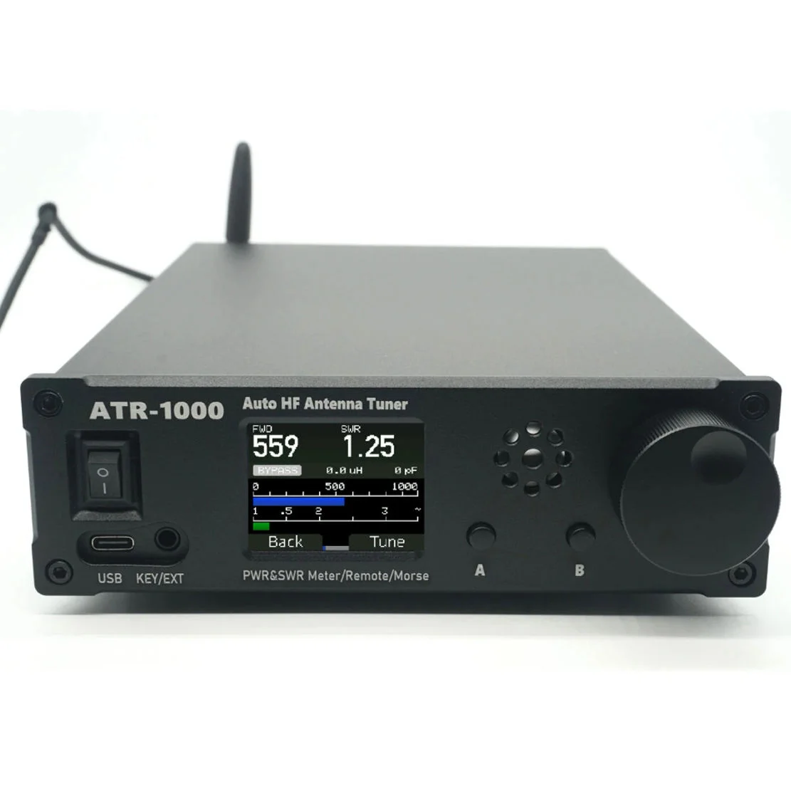 ATR-1000 1000W Automatic Antenna Tuner 1.8-30MHz HF Shortwave Tuner for ...