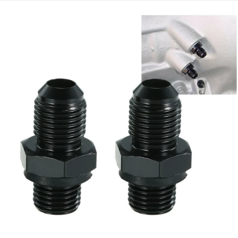 2 Set 6AN PTFE Getriebe-Kühlleitung Für 4L60 700R4 TH350 TH400 – 2,2 M Schlauch Mit Edelstahl-Fittings (Nylon & Aluminium)