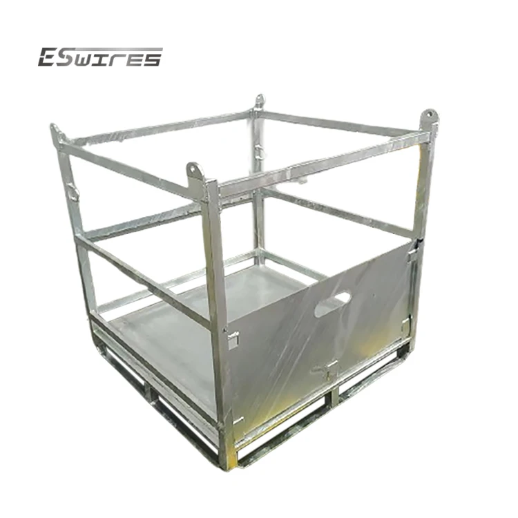 Industry Galvanized Forklift Storage Transport Stackable Metal Steel Stacking Customized Pallet for Gas Bottles Cylinder
