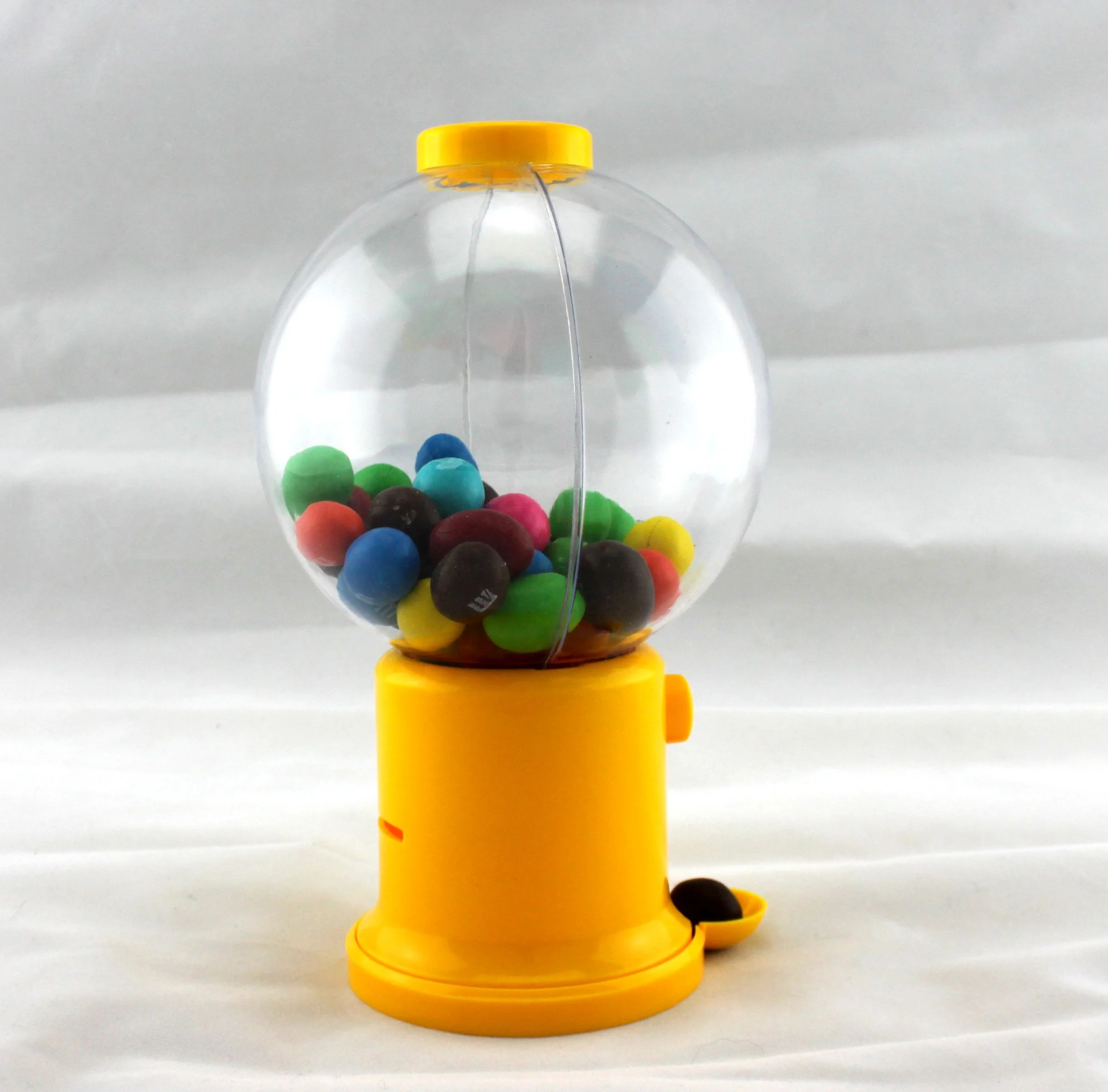 Plastic push button type clear ball Candy Holder  sweet dispenser candy dispenser (GVM011)