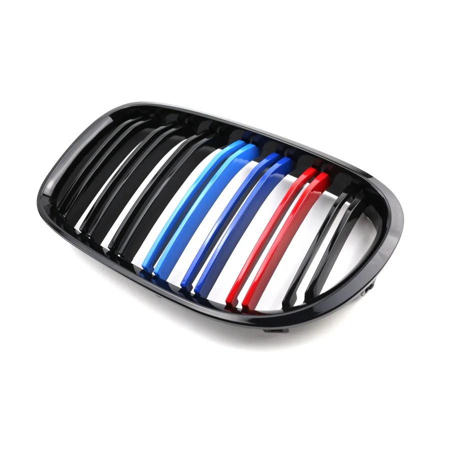 product tiypeor new car abs front bumper grill for bmw f01 7 series 2009   2015 dual slat grille with 1 year warranty black-11