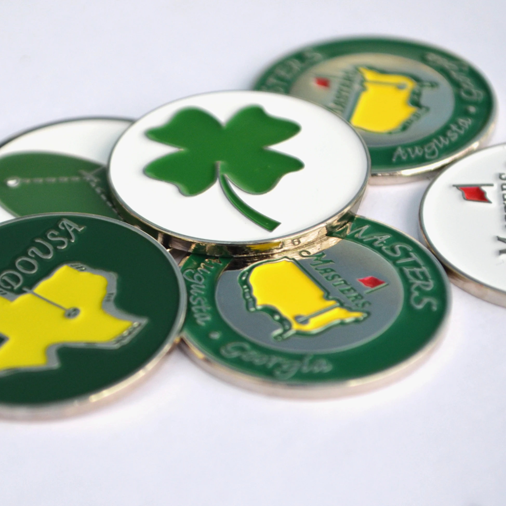 Custom Various Design Ball Markers Golf Accessory With Your Own Logo ...