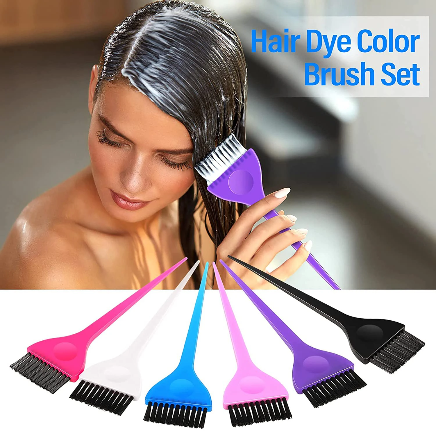 Brocha para tinte de pelo para peluquería profesional