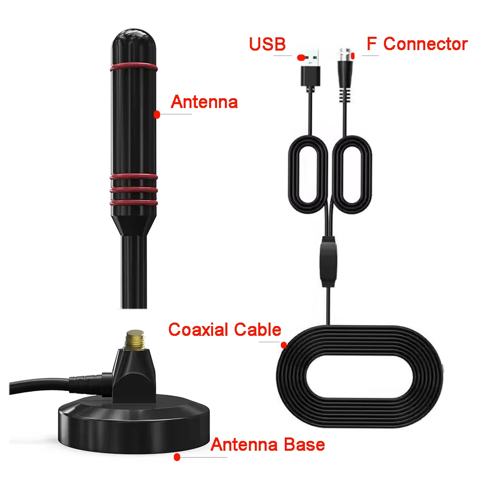 Long Range Aerial Free Local Channels 4k 360 Degree New Selling Hdtv Indoor hd Digital Tv Antenna