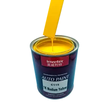 C115 Medium Yellow Car Paint Liquid Coating High Concentration Pure Acrylic Color Imported Raw Materials for Spray Application