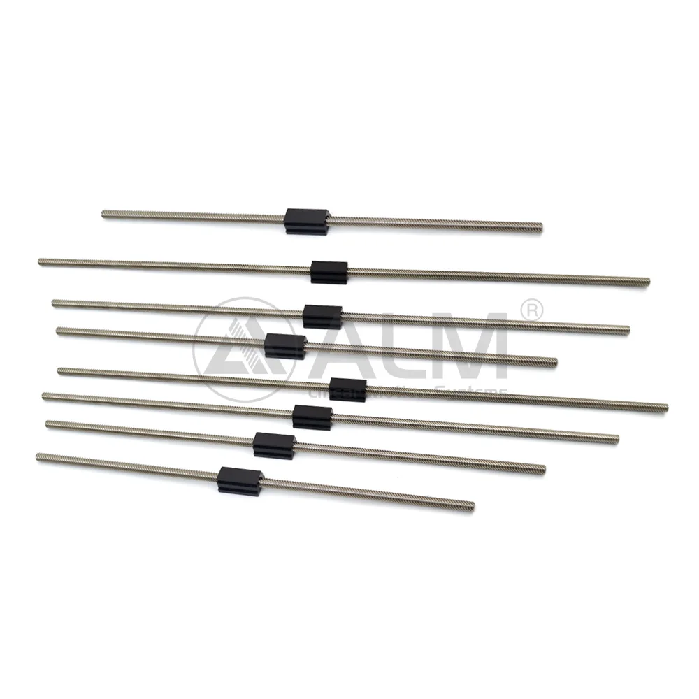 Screw Spindle T6.35x1.27 T6.35x12.7 T6.35x3.175 T6.35x5.08 T6.35x2.54 T6.35x25.4 T6.35x1.5875 T6.35x6.35 Trapezoidal Thread Rod