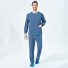 Manches longues gris bleu