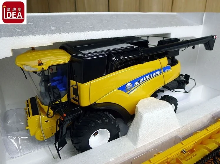 New Custom 1:50 Scale Reaper Binder Diecast Toys Small Combine Harvester OEM