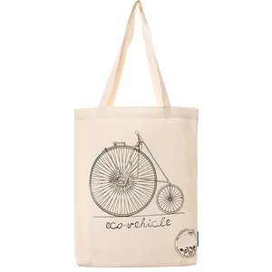 Reusable Tote Small Canvas Grocery Shopping Bag Cotton