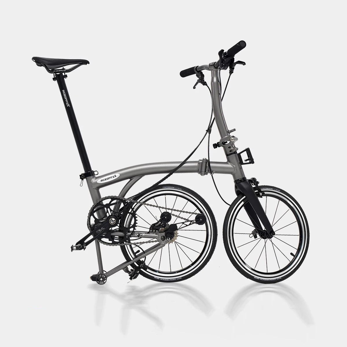 折りたたみ自転車 Aceoffix C5 三つ折り自転車 16インチ 7.5kg アルミ合金 5段変速