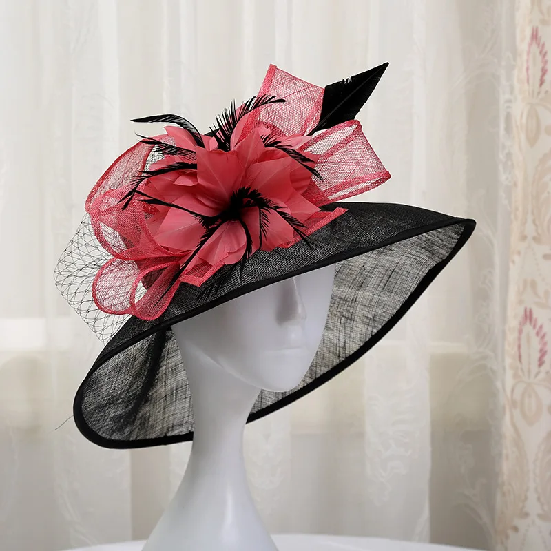 Flamboyant Holiday Christmas Church Ladies Hat Weddings popular New Years Parties