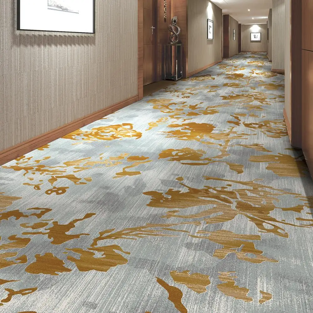 Popular Classic Big Flower Axminster Carpet Woven in Bold Color for Dinner Room Area Rugs & Sets