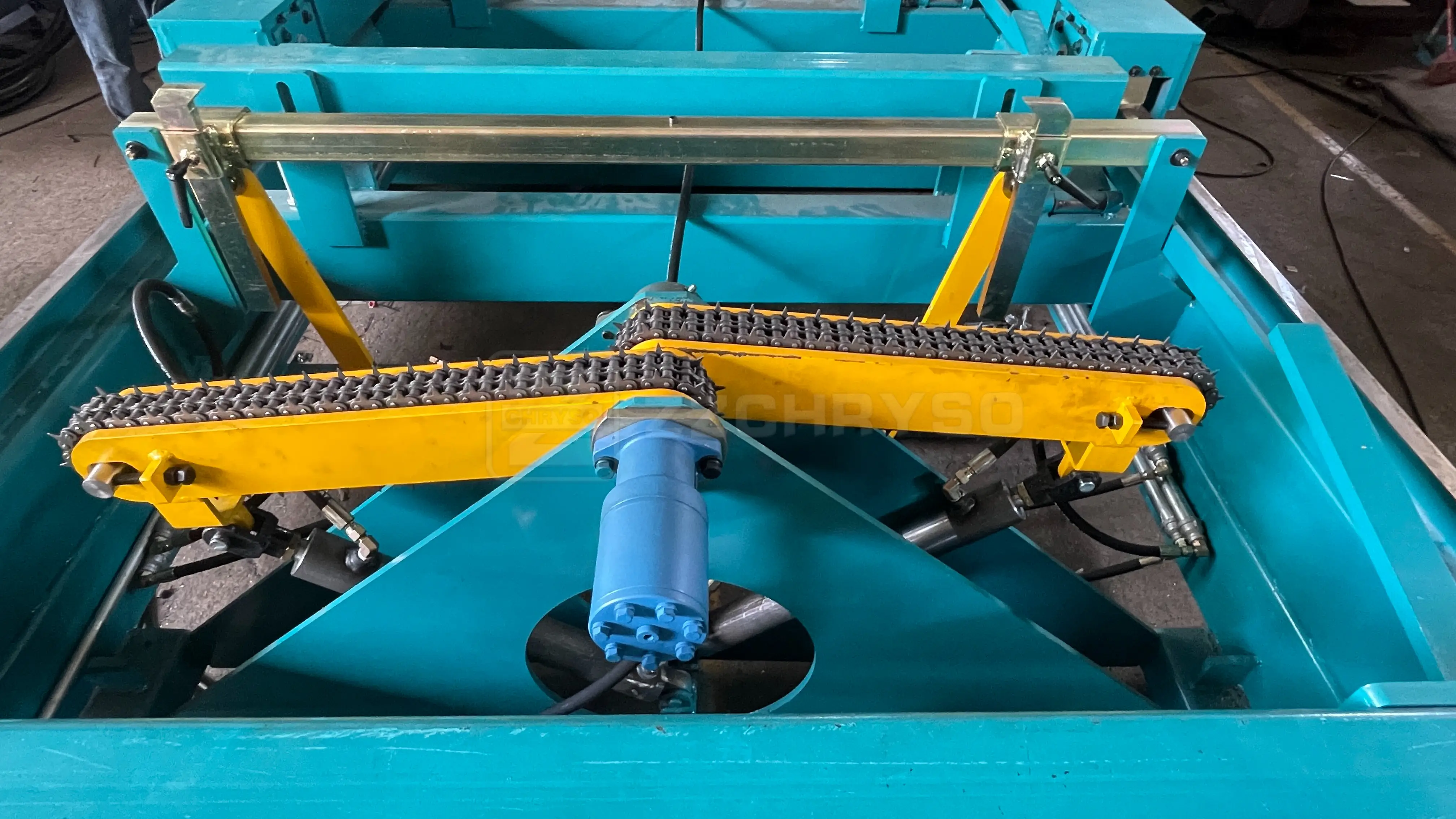 Wood Working Gantry-style Portable Easy to Move Dual-column Band Saw for Cutting Logs with Lift