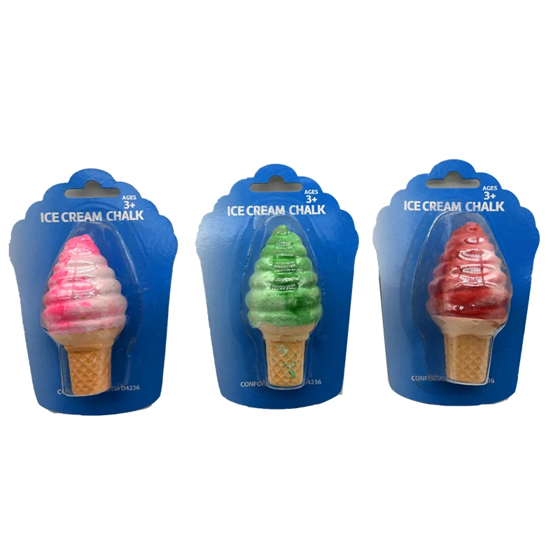 Нетоксичный персонализированный Мел для мороженого Jumbo для тротуара, моющийся, цветной, без пыли