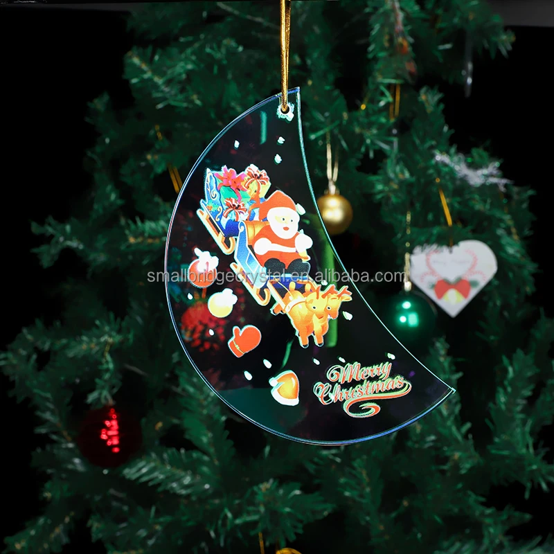 Xmas Tree Decoration Crystal Pendants Shinning Crystals personalized Glass Pendant details