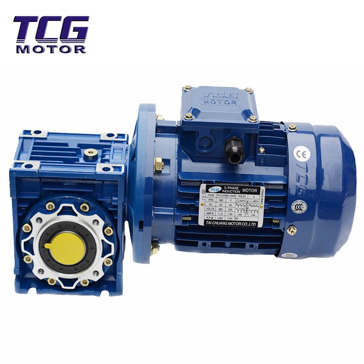 Трехфазный индукционный двигатель 1/2 Hp 1440 об/мин трехфазный 400
