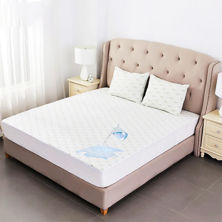 bamboo jacquard mattress protector