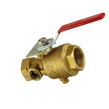 Green Forged Brass Test & Drain Valve 1'',1 1/4'',2'',Pressure Gauge ...