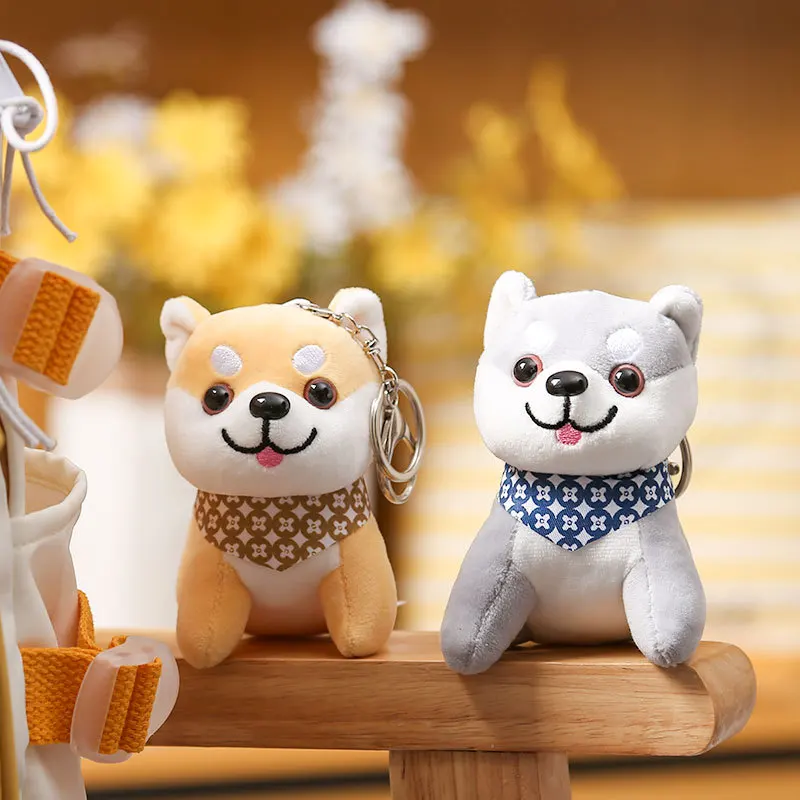 キーホルダー・キーリング [SOFT THUMBNAIL] Cheese, Domestic Shorthair & Shiba Inu Cute Little Shiba Inu Keychain | omgkawaii