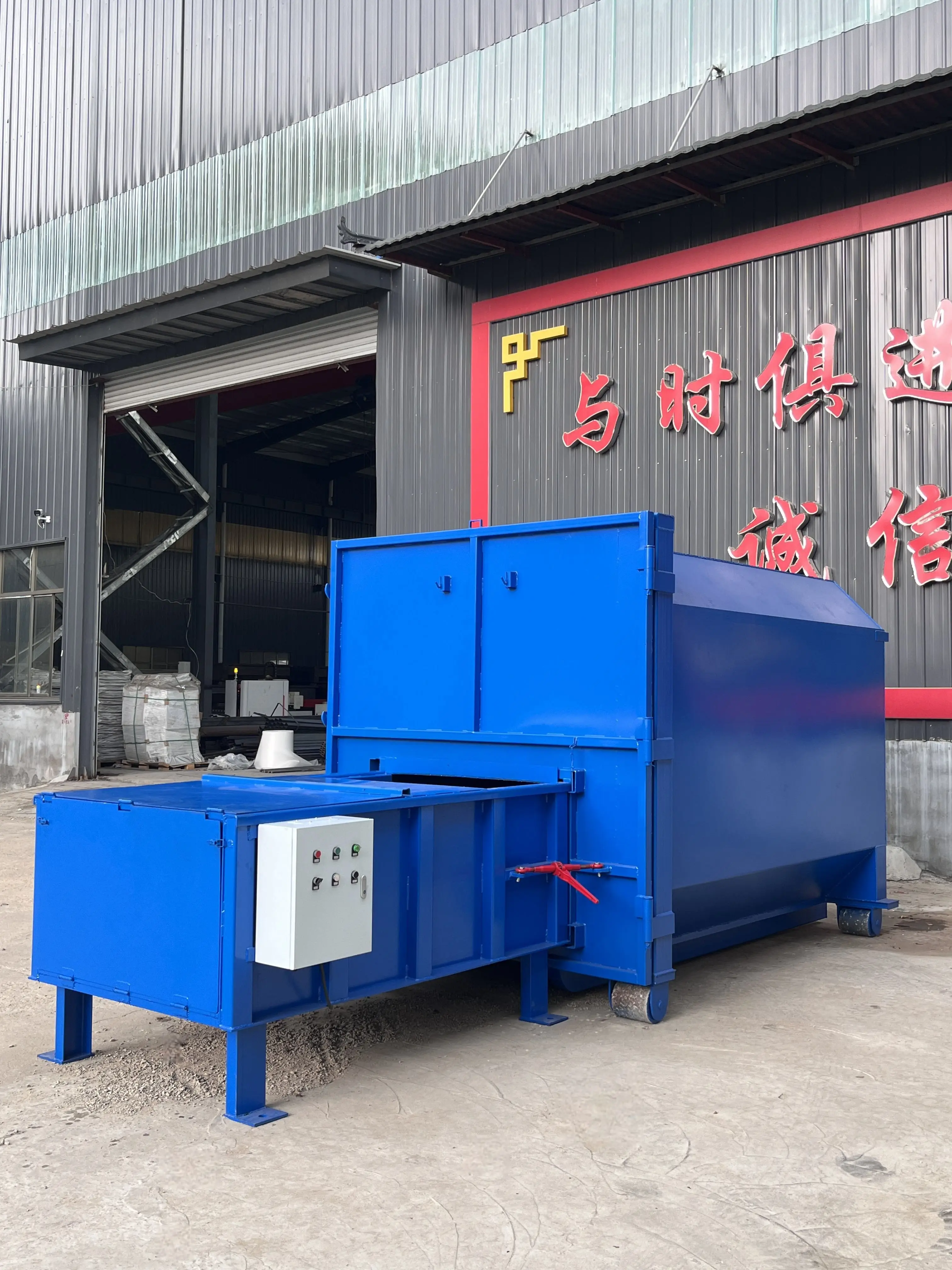 Retail Compactor Heavy Duty Compacto Roll Roll Waste Compactor New Outdoor Scrap ...